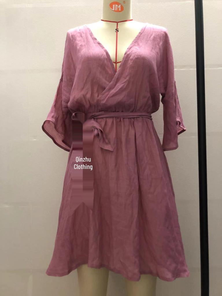 New Cross-Border Sun Protection Beach Cardigan - Sexy Tie-Up Bikini Cover-Up Dress