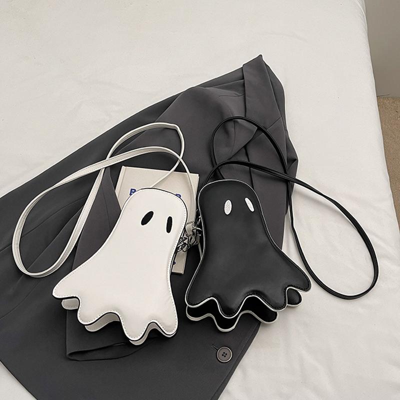 Halloween Bag Versatile Cartoon Crossbody Bags for Women Shoulder Bags Trend Designer Small Alien Ghost Bags for Girls KTY