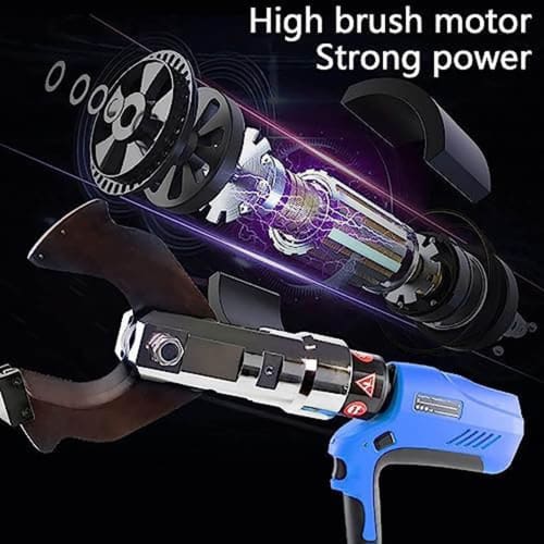 Battery-Powered Hydraulic Cable Cutter, 18V Electric Ratchet Cable Cutter, 120KN/160KN Electrical Wire Cutting Tool, Copper Cable Cutter for Cu/Al Cab