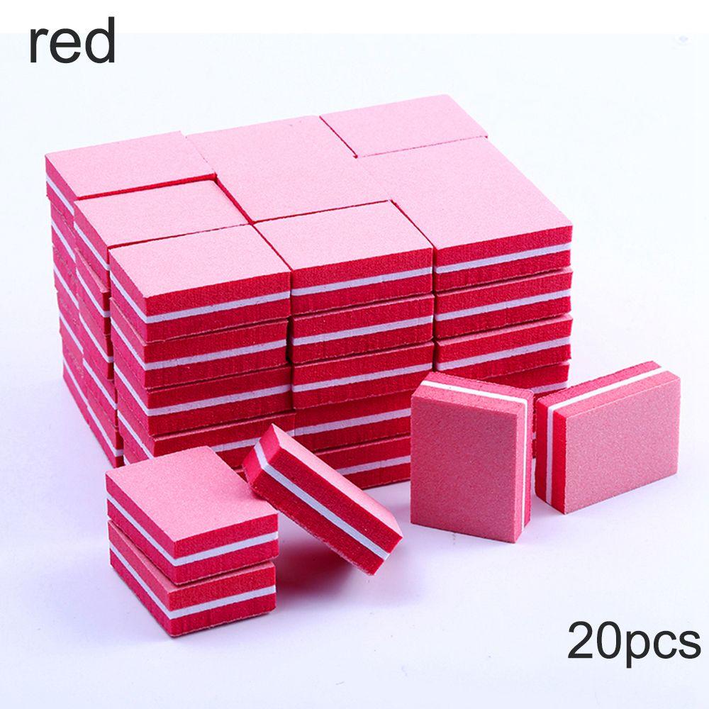 Strips Manicure Tool Colorful Sponge Nail Sanding Buffer Mini Nail File Polishing Block Nail Polish