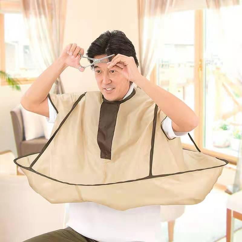 1PC Wasserdicht Erwachsene Haar Schneiden Mantel Faltbare Regenschirm Cape Salon Barber Hause Friseur Cape Abdeckung Tuch