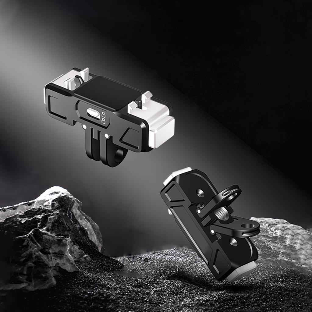 Quick Release Mount Aluminum Alloy Camera Mount Adapter Foldable Plate Base for Insta360 X5/ACE/ACE PRO/ACE PRO2