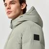 Skechers Windproof Waterproof Stain Resistant Warm Insulated Anti Static Versatile Short Hooded Down Jacket Men Outerwear L425M005-04H0