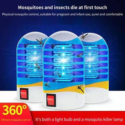 Mosquito Killer Lamp Electric Led Fly Trap Zapper Insect Killer Repellent Plug Home Bedroom Mute Anti Mosquito Lamp