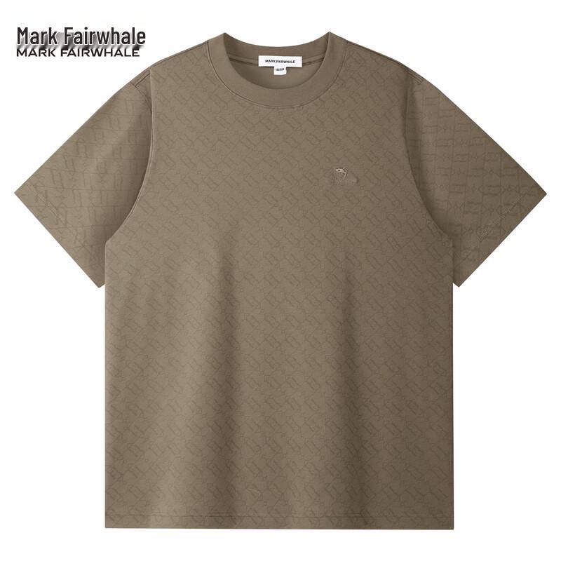 Mark Fairwhale Men s Monogram Embroidered Crew Neck Short Sleeve T-Shirt L