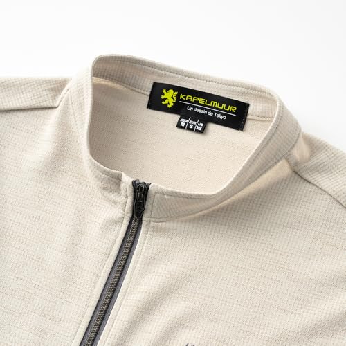 Kapelmuur Cycling Long Sleeve Jersey, Linen-Style Combination, Ivory, Size S