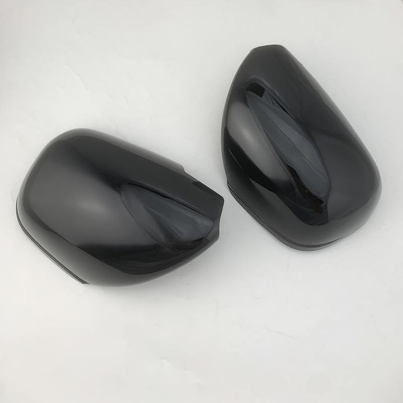 Car Decoration Door Mirror Cover For Toyota Hilux Surf 4Runner 2003-2009 Car Rearview Accessories Carbon Fiber Chrome Silver