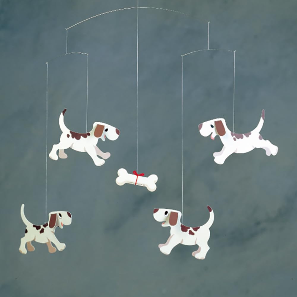 Flensted Interior Scandinavian Animal Doggy Gift Box Baby Gift [Officially Imported] Mobile, Ornament, Design, Dream, FSM130079, Included, Goods,