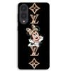 Capa Para Samsung Galaxy S25 Edge Minnie LV fundo preto Maniacase