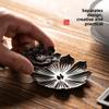 Aluminium Alloy Incense Burner Stick Holder Plate Buddhism Lotus Censer Bronze Nasturtium Incense Burner