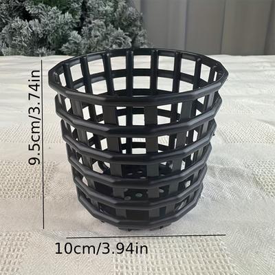 1pc Modern Bathroom and Kitchen Storage Basket - Open Storage Box, White or Black Available - Suitable for Vanity, Countertop