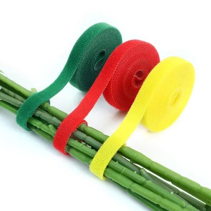 Fascette in Nylon Riutilizzabili Gancio a Strappo per Supporto Viti da Uva Autoadesive Fascette per Cavi Nastro di Fissaggio Forniture da Giardino