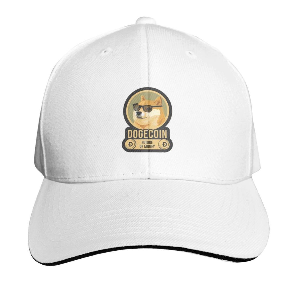 Doge The Dogecoin Funny Bitcoin Cap Fashion Casual Baseball Caps Adjustable Hat Hip Hop Summer Unisex Baseball Hats