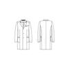 Men's Single-Breasted Doctor's Coat 1539SP