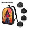 3Pcs RIP Oliver Tree 1993-2026 Backpack Set for Kids Pencil Boxes Bookbag Sets with Lunch Box For School Students Daypack