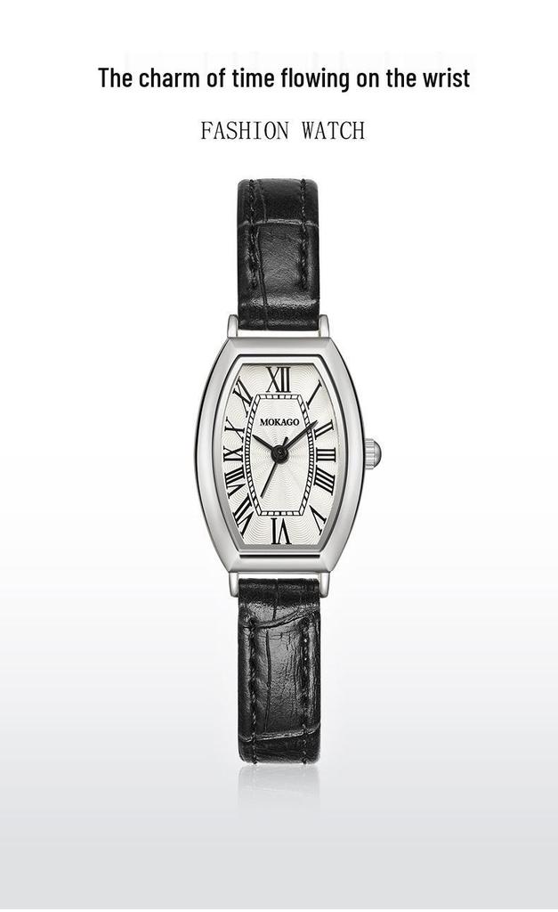 MOKAGO Women's Retro Roman Numeral Quartz Wristwatch