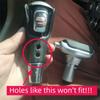 Metal Finish Universal Car Gear Shift Knob Ergonomic Shape Comfortable Grip Ergonomic Shift Knob Durable Construction