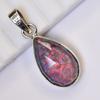 Natural Opal Pendant 15 ct Monarch 925 Sterling Silver Pear Cut Gems October Birthday Birthstone