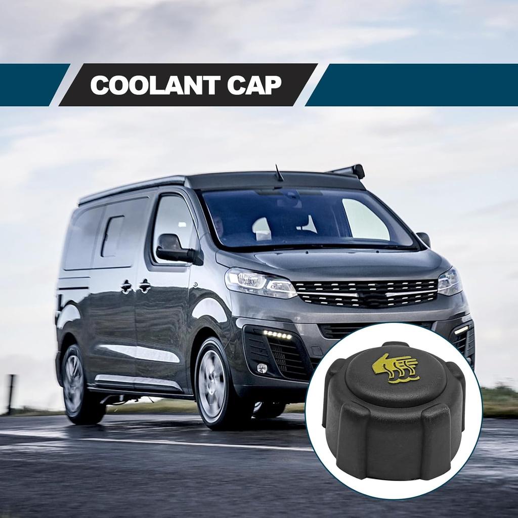 Kühlmittelbehälterdeckel für Autokühler, Ersatz, Kompatibel mit Nissan Dacia Fiat Mercedes-Benz Opel Rena Renault Vauxhall, Ersetzt# 21430-AX30A
