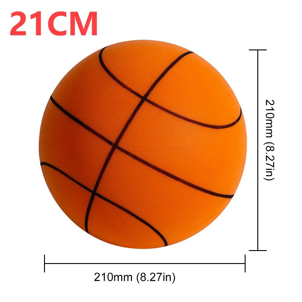 Hüpfender Stummbälle 24cm Stiller Schaumstoff-Basketball Indoor Stiller Ball Pat-Basketball Stille Kleinkindspielzeug Luft-Hüpfball
