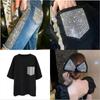 Clothing Print Rhinestone Patches-Fashion Rhinestone DIY Decoration Crystal Pocket Sticker Bling Jean Applique Cloth