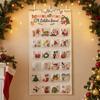 Empty Advent Calendar To Fill with 24 Pockets Reusable Wall Hanging Bag Hanging Storage Bag Home Holiday Christmas Decorations