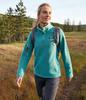 LL Bean Tumbled Sherpa Fleece with Snap US Fit Mallard 1000157723 Women's Pullover, Regular, Medium, Blue,