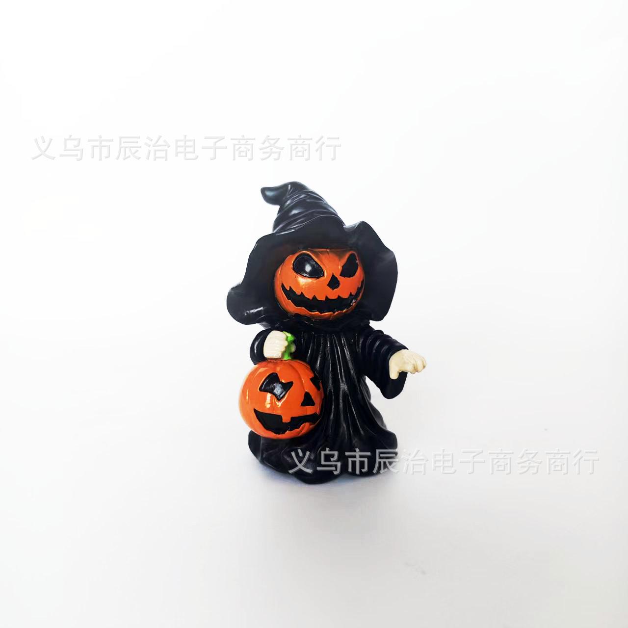 

Mini pumpkin devil gentleman doll ornament home atmosphere party table decoration ornament