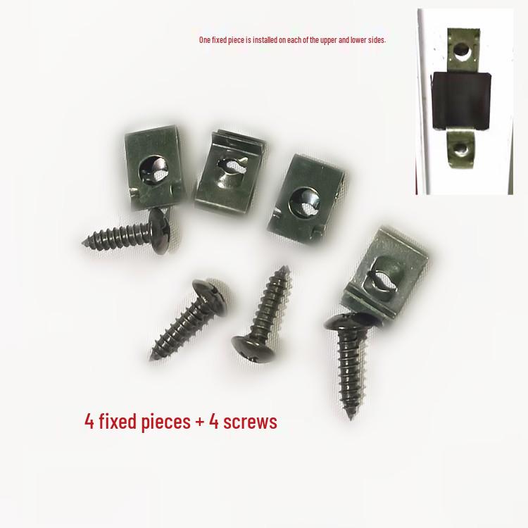 Bathroom Latch Rivet Fastener Screw Fixing Pad Replacement