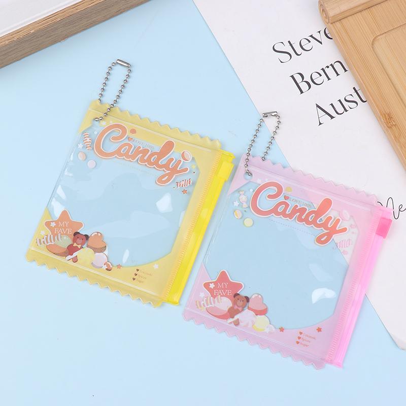 5Pcs Candy Bag Props Badge Storage Display Bag Pendant Protective Shell Card Bag