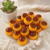 Caramel Pudding Stress Relief Toy, Soft Stretchy Fake Pudding Squeeze Toy, Simulated Food Pinch Fidget Toy for Kids Adults