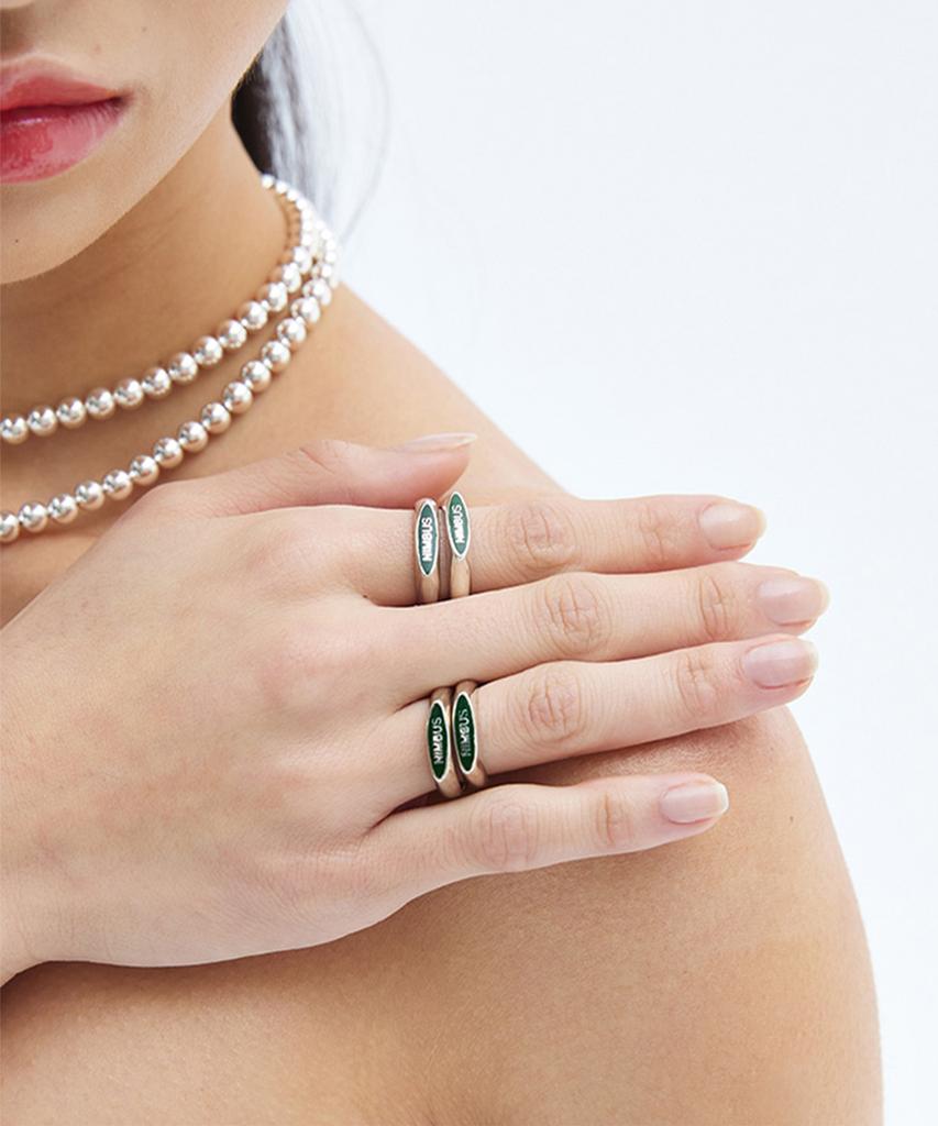 Nimbus Green And Tag Ring