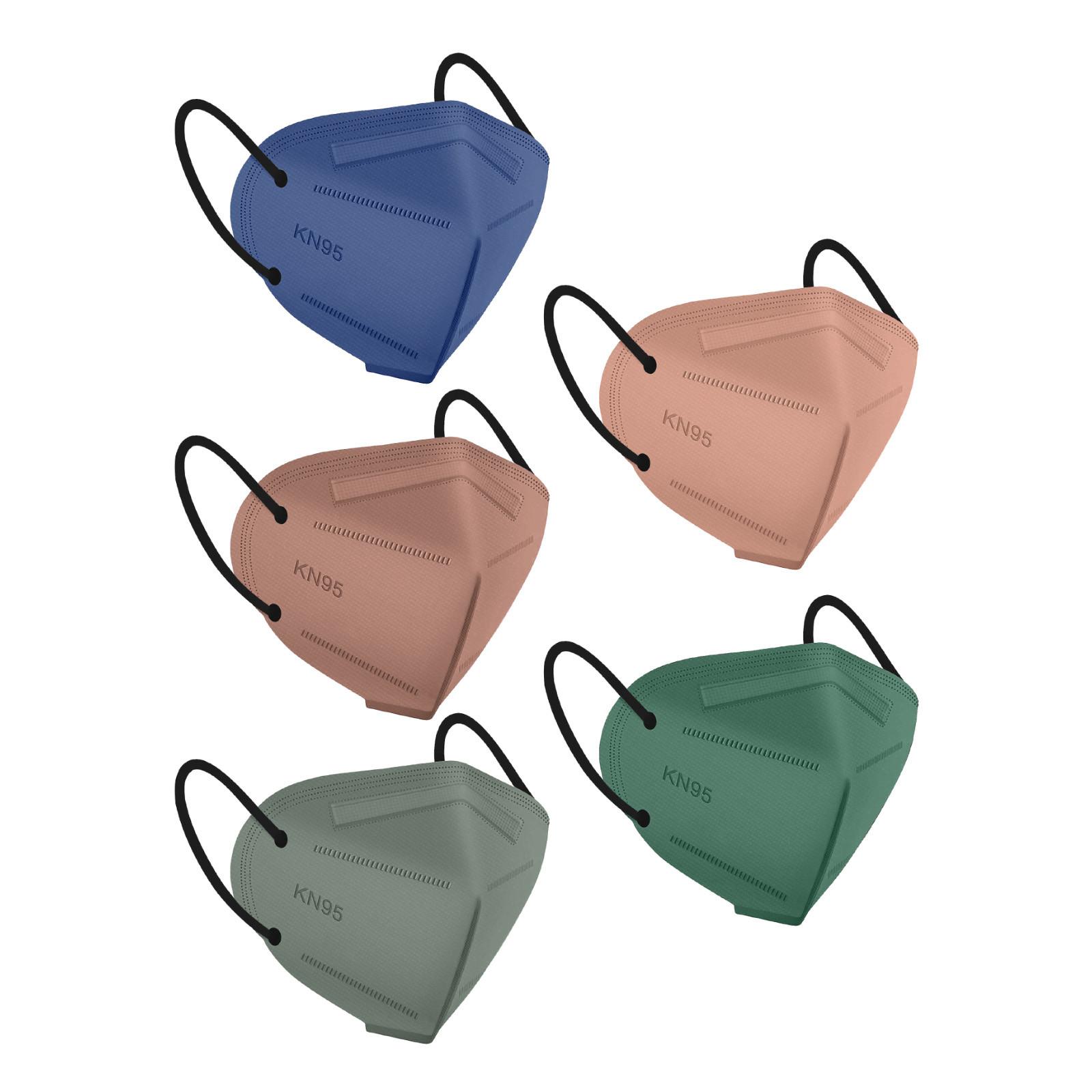 

Маска для лица 50 шт. в упаковке, маски 5-слойная дышащая маска с эластичной ушной петлей, одноразовый респиратор против