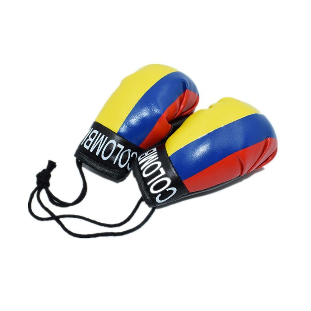 1 Pair Hanging Boxing Gloves Pendant Leather Mini Boxing Gloves  Girls Gifts