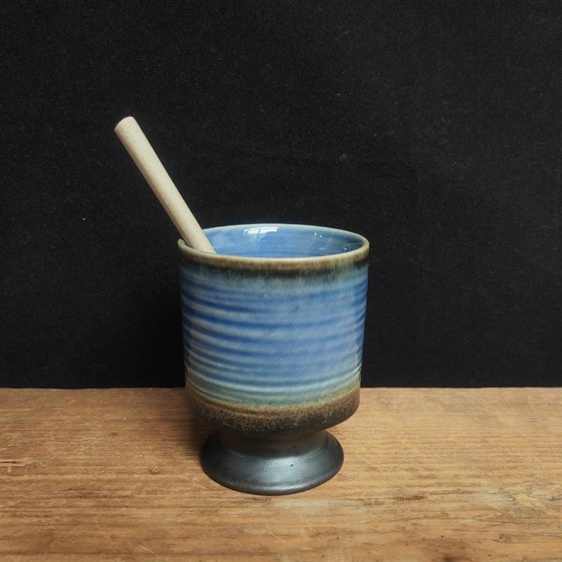 Retro Ceramic Goblet Coarse Pottery Coffee Cup Breakfast Cup Ceramic Cup Creative Vintage Cup