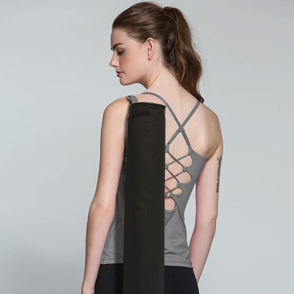 Mat Bag Full-Zip Exercise Gym Carry Bag     Shoulder Strap Multi-Functional Storage Bag