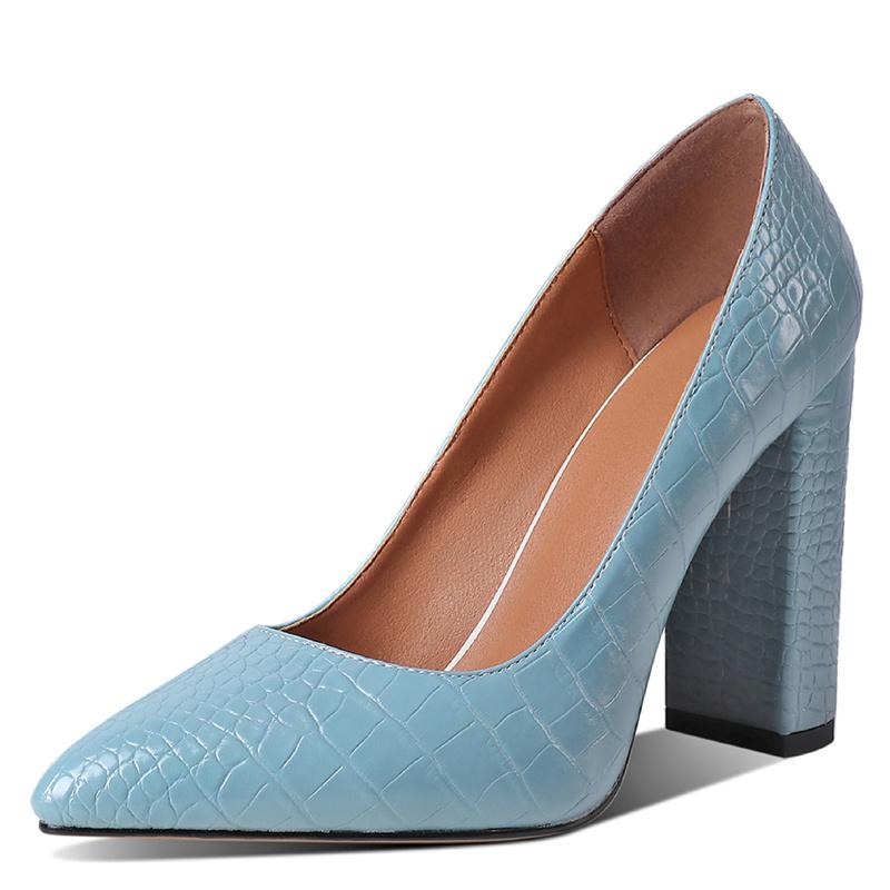 Fashion High Heels Shoes Woman Pointed Blue Black Red Heeled Pumps Party Wedding Shoes Office Dress Pumps Female 2025 Point Toe