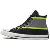 Chuck Taylor All Star Hi-Vis Canvas Wrap Non-Slip Shock Absorption High-Top Skate Shoes Unisex Sneakers Black Green Gray 169451C