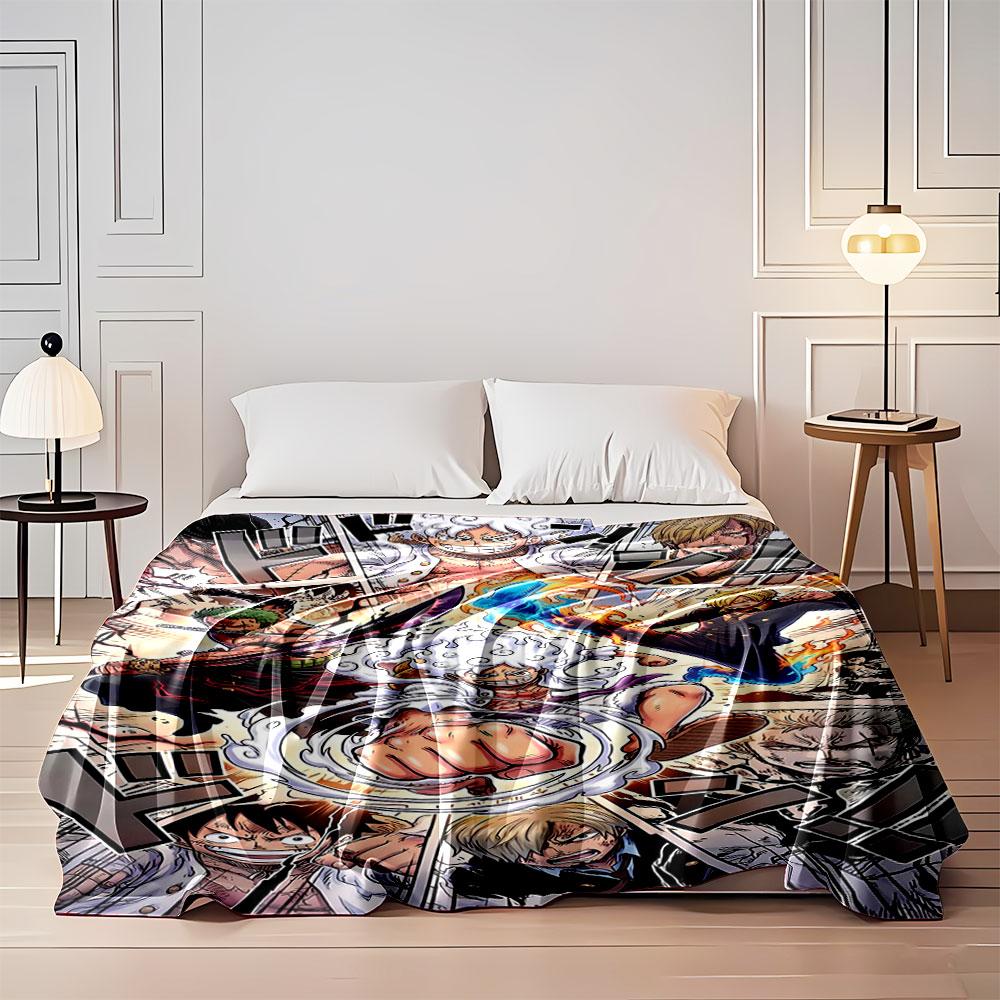 Dynamic action scene featuring characters attacking with power and force. for all seasons blanket lunch break throw gift