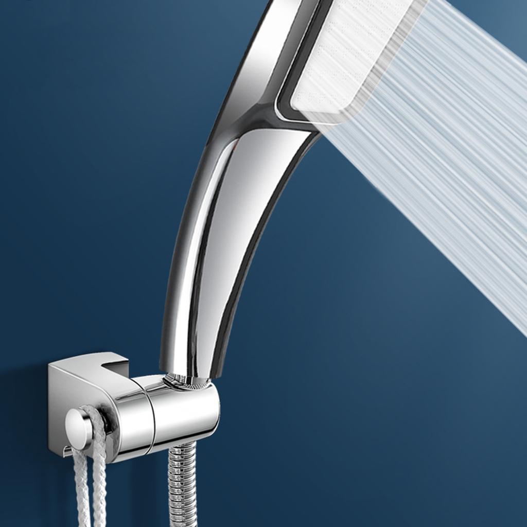 Handheld Shower Bracket Stainless Steel Shower Head Holder 360 Degree Adjustable Shower Wand Holder Easy To Install