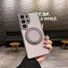Case for Samsung S26 S25 S24 S23 ULTRA PLUS Rotating Bracket Protective Case Magnetic Wireless Charging Tough Shell Plain