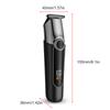 Cordless Hair Clippers for Men Multifunctional 5In1 Beard Nose Shaver with LED Digital Display