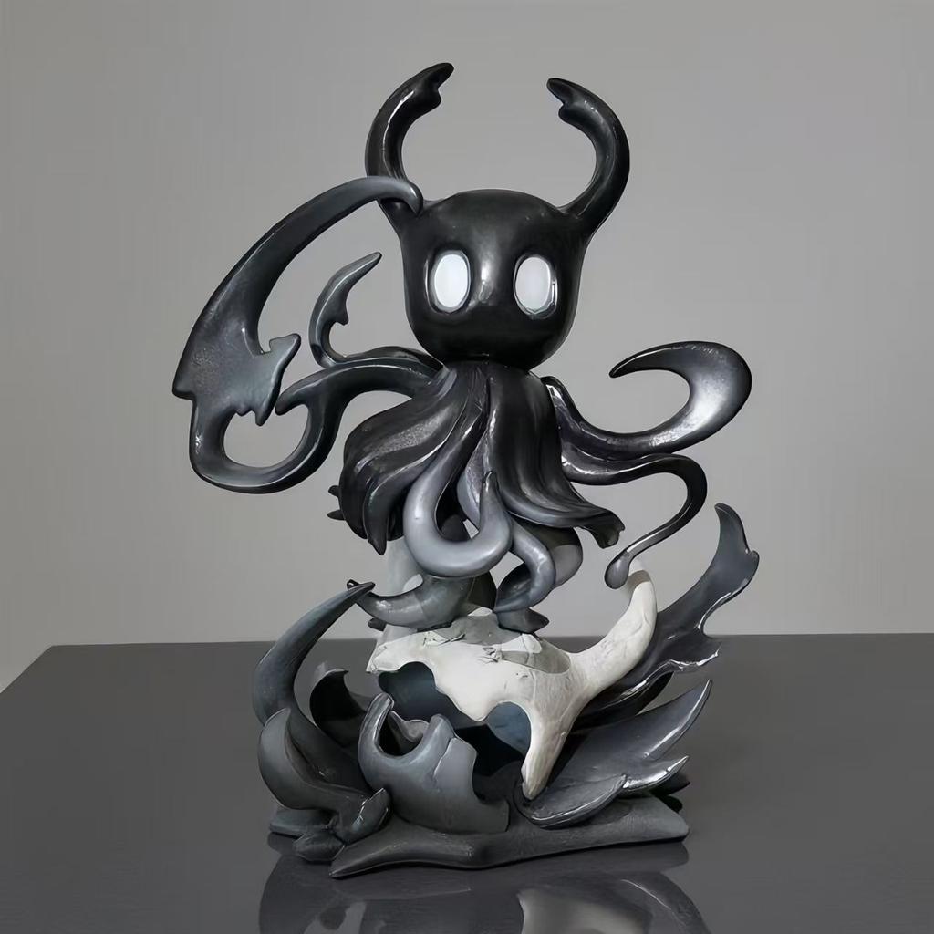 High-quality ghost Hollow Knight Shadows Knight Bumblebee Anime Game 2D Model Figure Ornament Color Box dragon ballz figurine