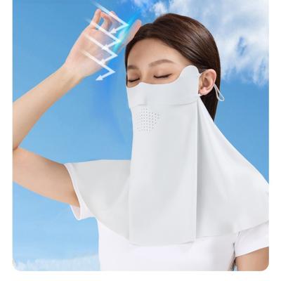 Women's Summer Seamless UV Protection Face Mask Outdoor Sun Protection Face Cover Cycling Eye Corner Guard