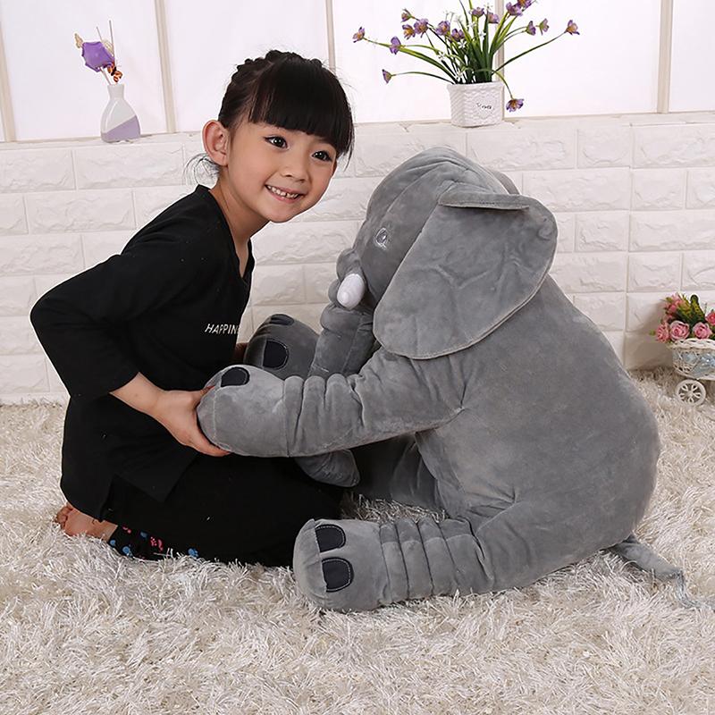 Animal Plush Elephant Doll Stuffed Elephant Plush Soft Pillow Kid Toy