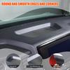 Carbon fiber Passenger side dashboard slot mat sticker For Nissan Frontier 24-25