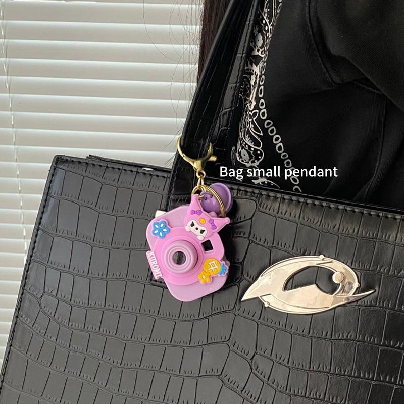 Creative Projection Camera Pendant Keychain Cute Doll Keychain Pendant Fashion Bag Decoration Accessories Children Gifts