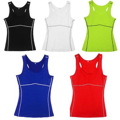Yoga Tops Vest Women Sports Tank Top Quick Dry Fitness Woman Gym Running Shirt
