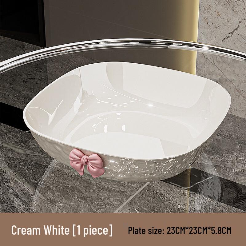 Bowknot Water Ripple Fruit & Candy Plate