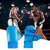 PU Leather Karate Gloves Boxing Gloves Thickened Karate Sparring Mitts Gloves Non Slip Ergonomic for Martial Arts Muay Thai